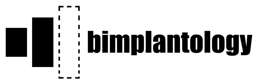 Logo bimplantology Horizontal negro fondo transparente